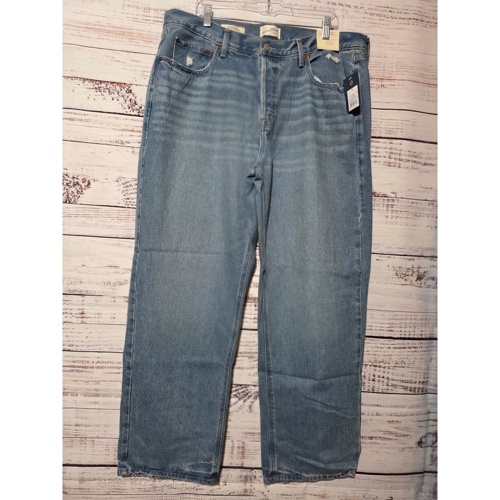 Universal Thread Womens 16 Blue Mid-Rise 90s Baggy Jeans Y2k Streetwear